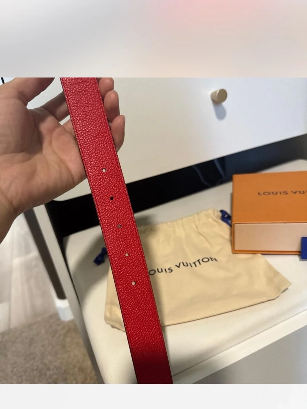 Louis Vuitton Women’s LV Initiales 30mm Reversible Belt